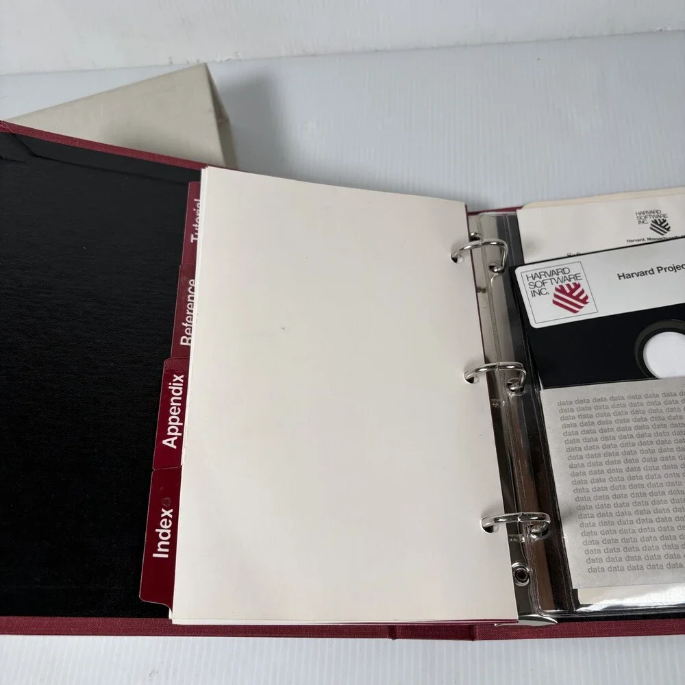 Vintage Harvard Project Manager Software 3.5